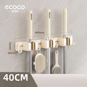 continuous row mop rack（3 clip 4 hook）