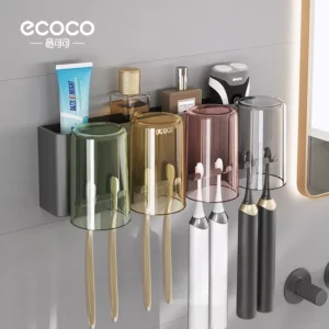 Hardware toothbrush shelf-four cup