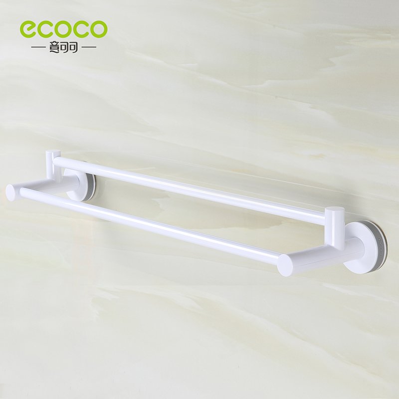 Magic suction cup double pole towel rack - Image 4