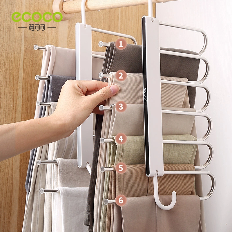 Folding multifunctional pants rack - Image 4