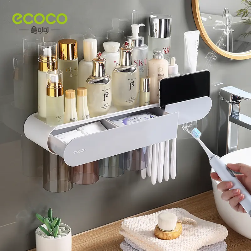 Magnetic toothbrush rack(Transparent four cup) - Image 3