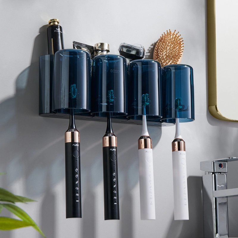 Light and extravagant toothbrush rack-four cups