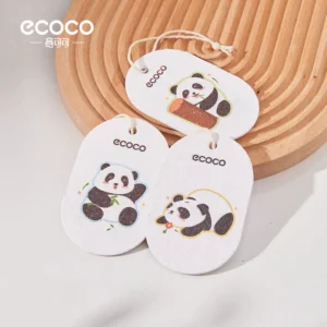 panda Wood pulp dishwashing cotton（Three per package）