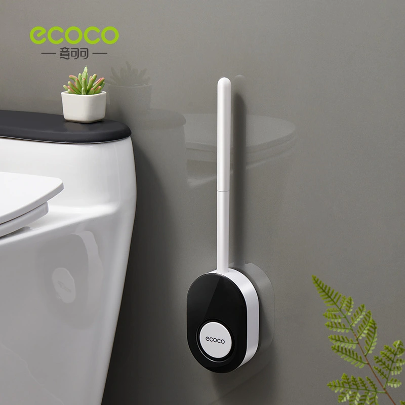 Flat head toilet brush