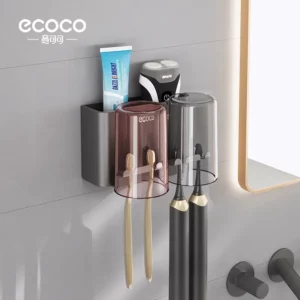 Hardware toothbrush shelf-two cup