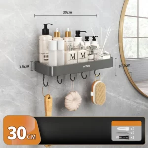 Removable wall-mounted shelf (30cm) - standard