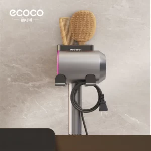 Hardware hair dryer rack