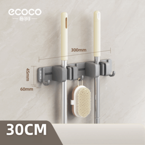 continuous row mop rack（2  clip 3 hook）