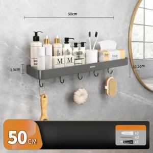 Removable wall-mounted shelf (50cm) - standard