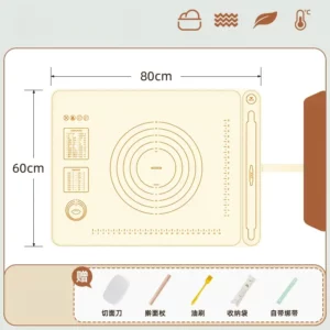 Food grade silicone kneading pad（Thickening type Enlarge）