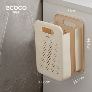Wall mounted folding dirty clothes basket-extra large-Standard configuration