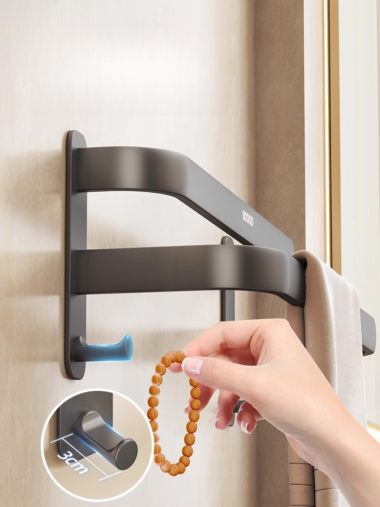 Hardware towel rack (Double layers/40cm) - Image 3