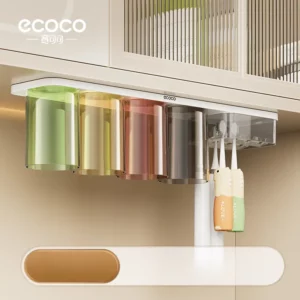 Magnetic toothbrush holder (Four cups)