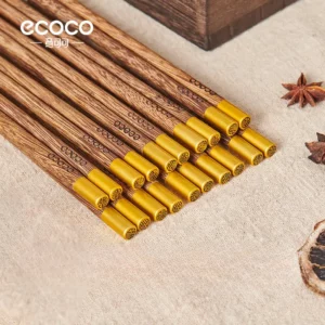 wooden chopsticks-Golden Summit-pack of 10 pairs