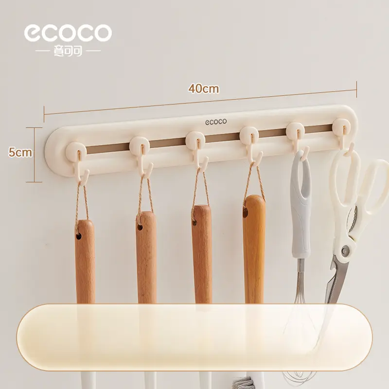 Sliding nail free hook(6hook)-Curved hook