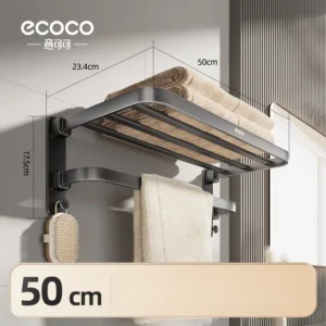 Hardware folding towel Rack (50cm)-standard configuration