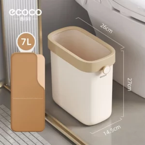 Uncovered trash can-Narrow-small