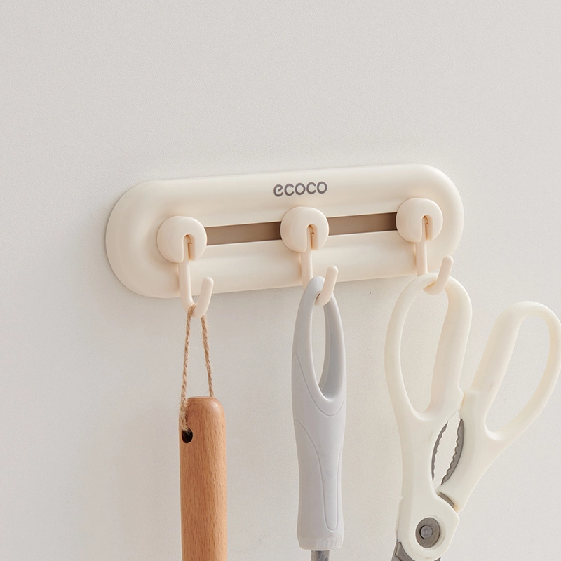 Sliding nail free hook(3hook Two packs)-Curved hook - Image 2