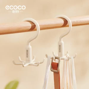 Multi functional rotating six claw hook-two per packages