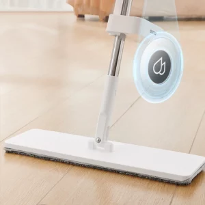 Hand free household flat mop(Containing cleaning solution)