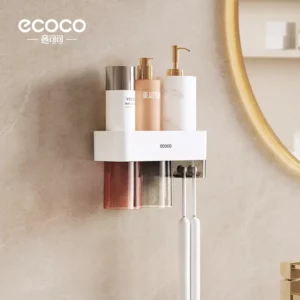 Magnetic Wall mounted toothbrush Holder (Double cups)-standard configuration