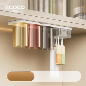 Magnetic toothbrush holder (Three cups)
